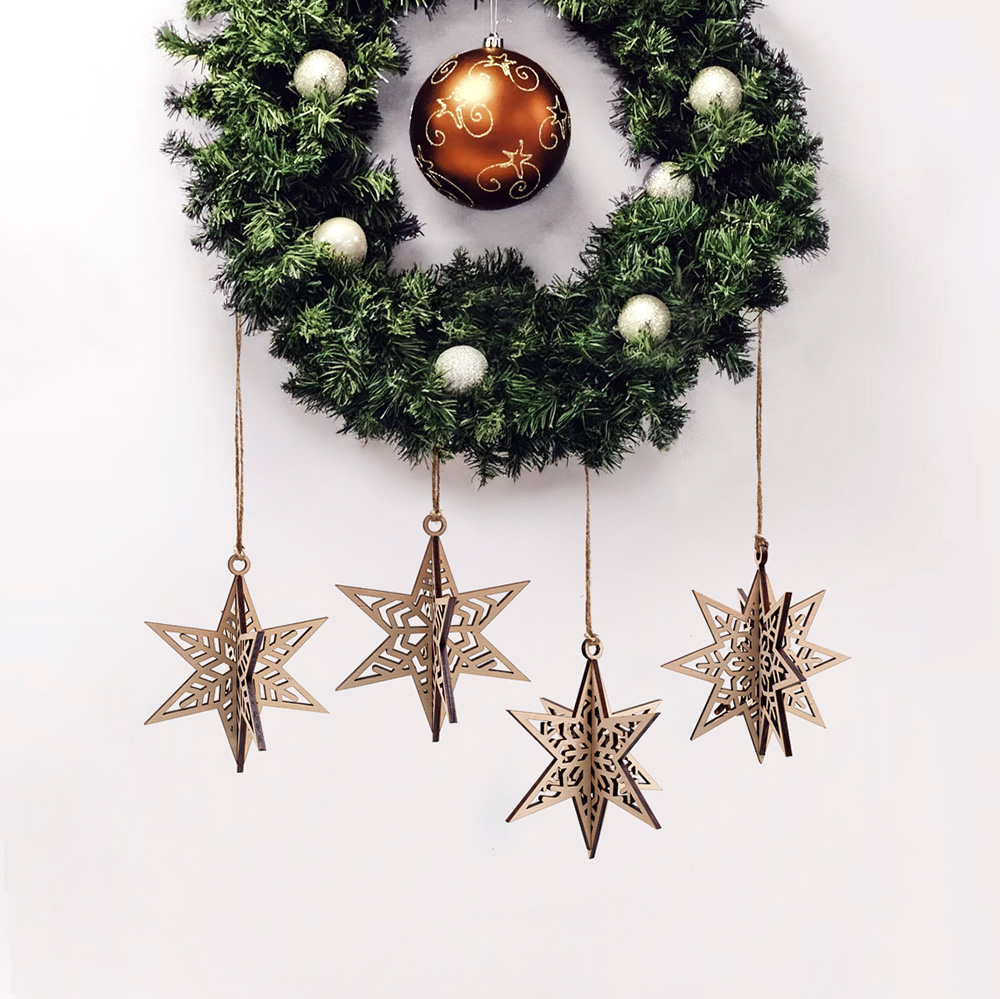 3D Christmas Stars